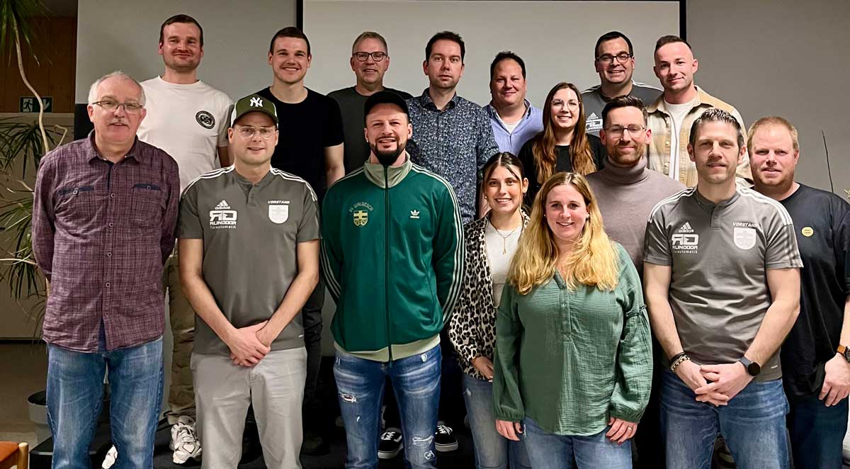 Bild mit allen Mitgliedern des Vorstandes des SVW